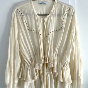 Iro sheer blouse 36